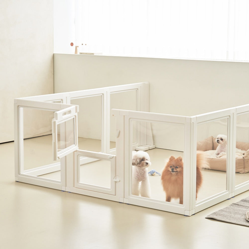 Clear Modular Pet Playpen [Pre-Order]