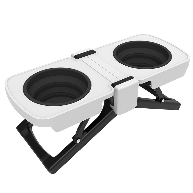 Adjustable elevated feeder bowl