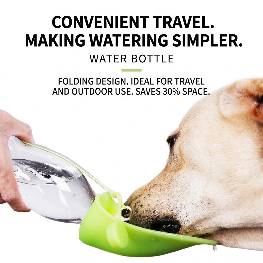 Leaf Foldable Water Bottle - 580ml