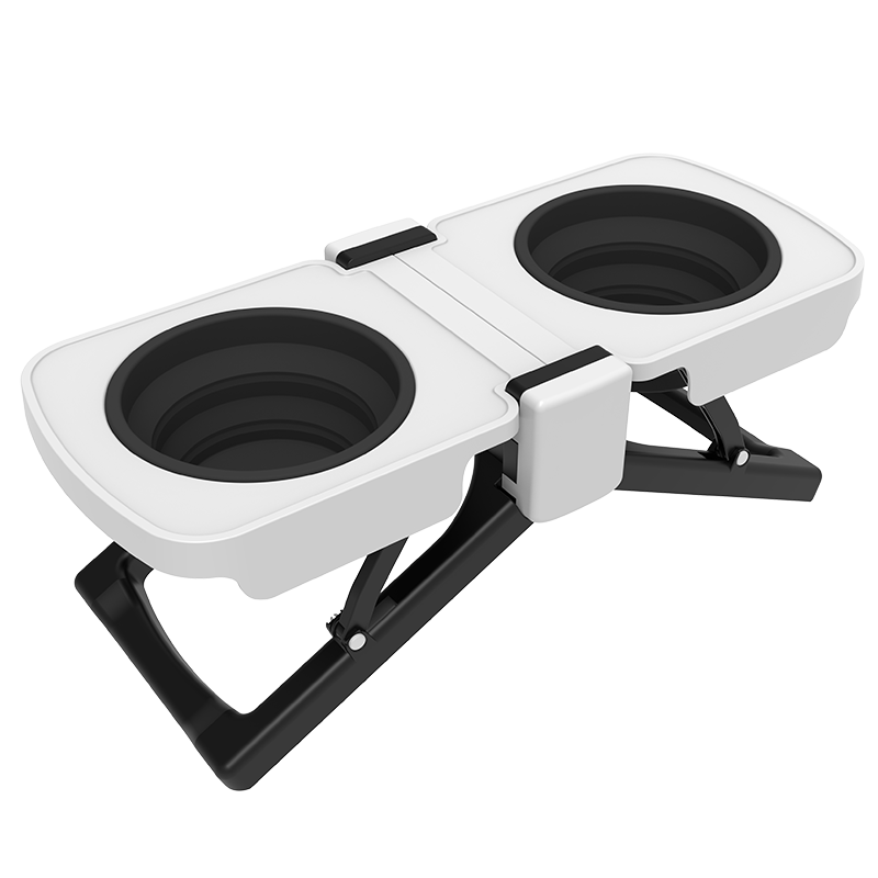 Adjustable elevated feeder bowl