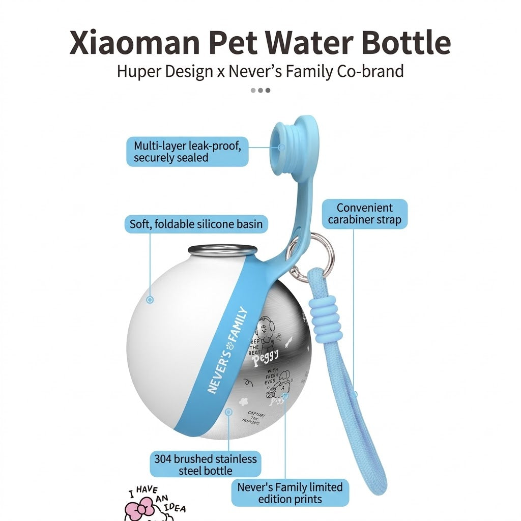 Stainless Steel Water Bottle - 300ml