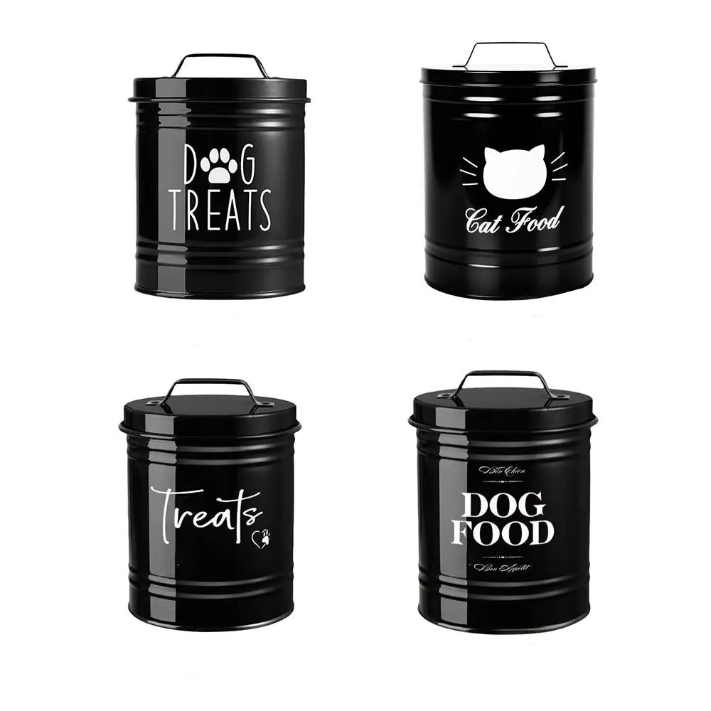 Airtight Pet Food Storage Container - Metal