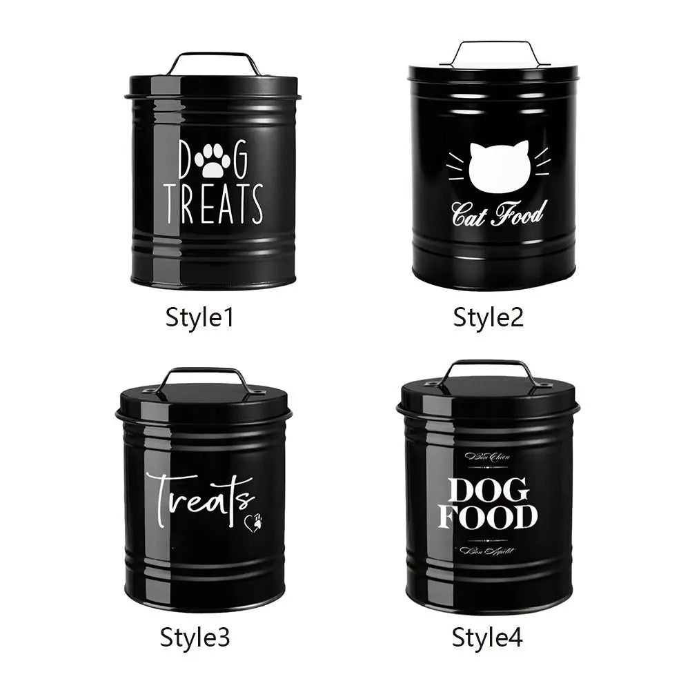 Airtight Pet Food Storage Container - Metal