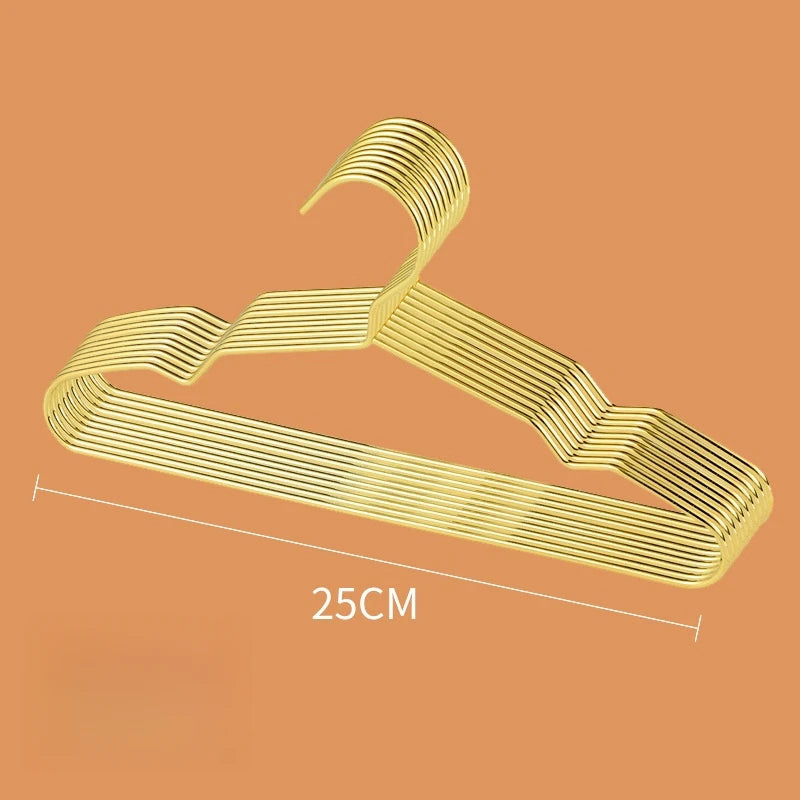 Metal Hangers For Pet Apparels - Gold
