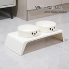 Elevated Pet Feeder Bowls With Raised Stand