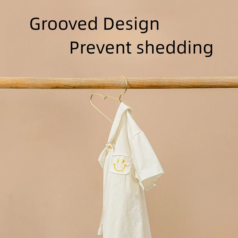 Metal Hangers For Pet Apparels - Gold