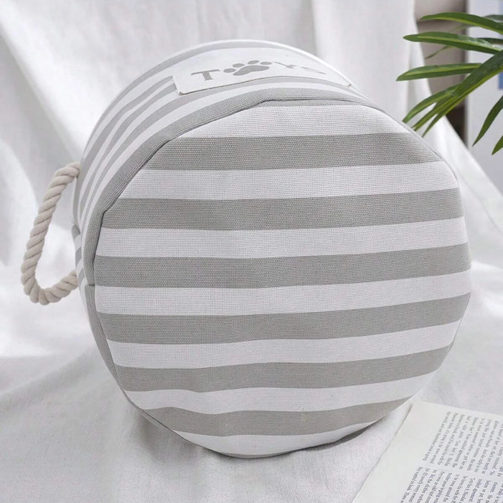 Foldable Pet Toy Basket