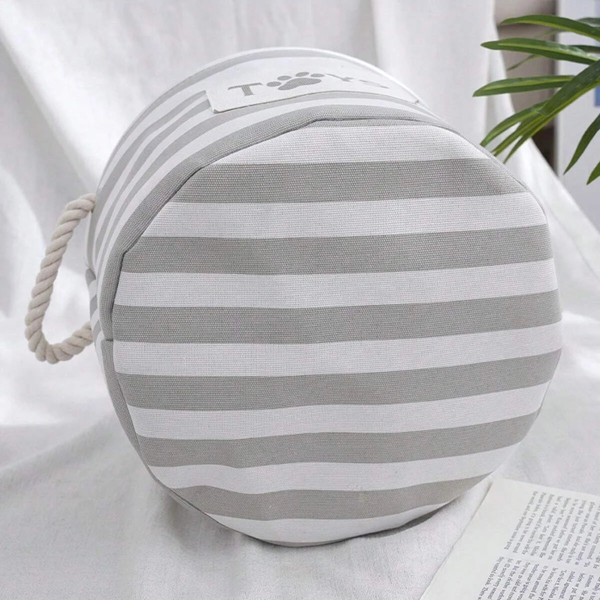 Foldable Pet Toy Basket