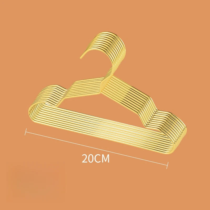 Metal Hangers For Pet Apparels - Gold