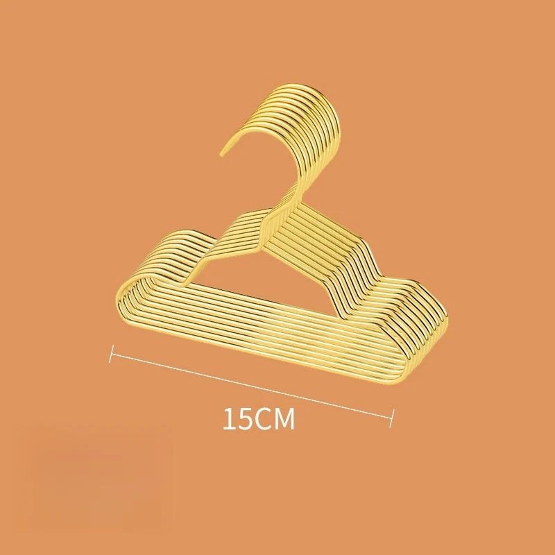 Metal Hangers For Pet Apparels - Gold