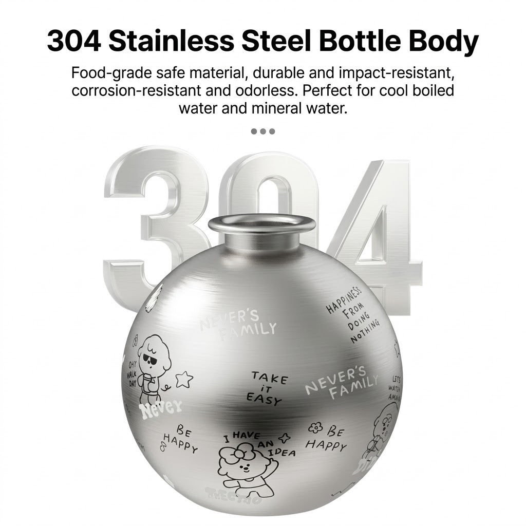 Stainless Steel Water Bottle - 300ml