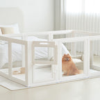 Clear Modular Pet Playpen [Pre-Order]