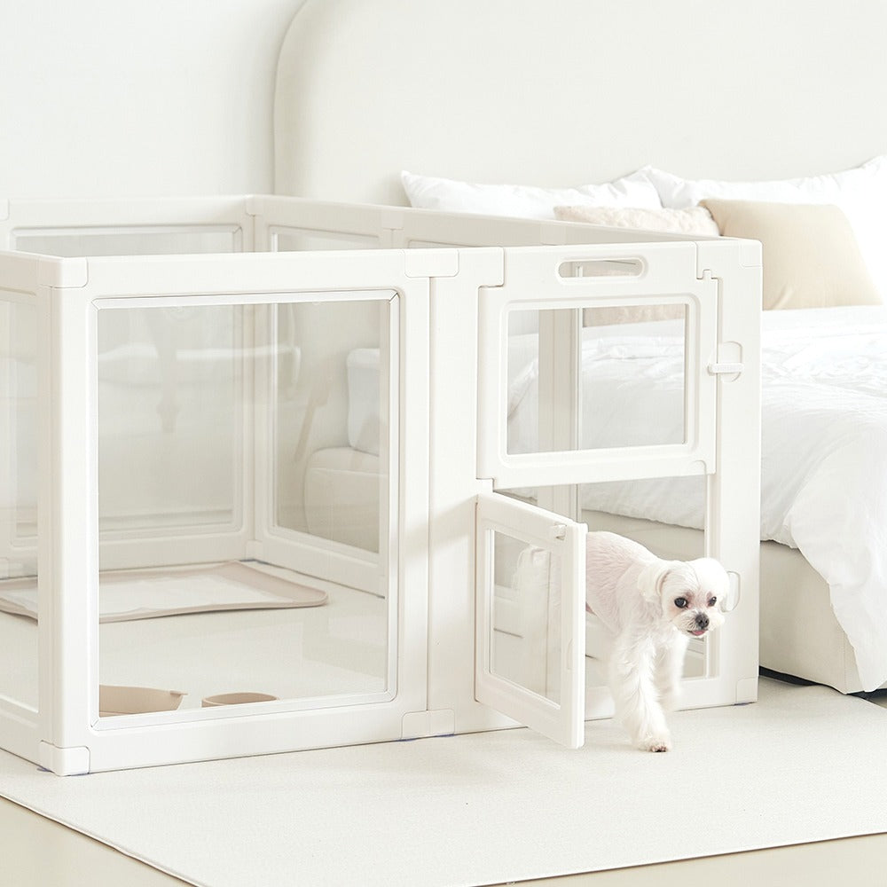 Clear Modular Pet Playpen [Pre-Order]