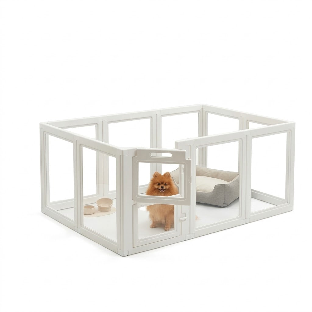 Clear Modular Pet Playpen [Pre-Order]